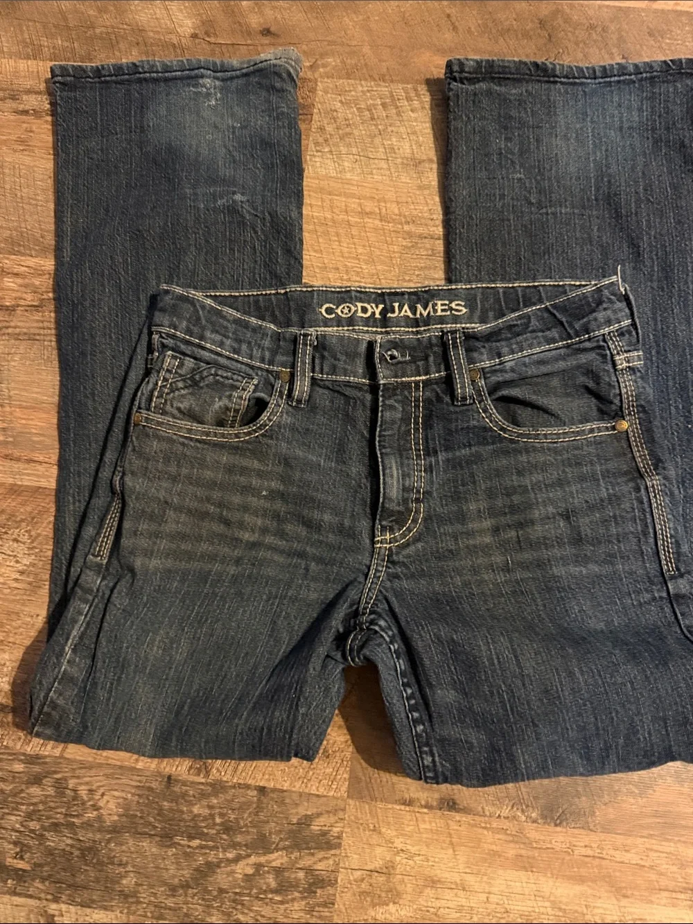 Kids Dark Blue Denim Jeans - Classic Stretch Fit